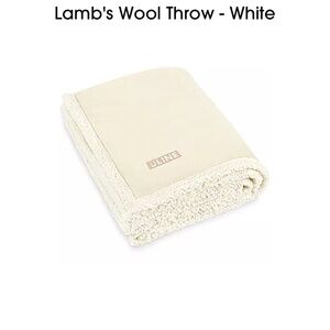 Lamb's Wool Throw - White